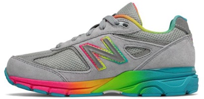 (Youth) New Balance 990v4 'Grey Rainbow' KJ990O4G (Youth) New Balance 990v4 'Grey Rainbow' KJ990O4G