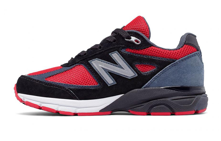 (Youth) New Balance 990 v4 'Black Red' KJ990K1G