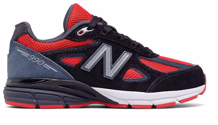 (JR) New Balance 990 v4 'Hitam Merah' KJ990K1G Order (JR) New Balance 990 v4 'Hitam Merah' KJ990K1G
