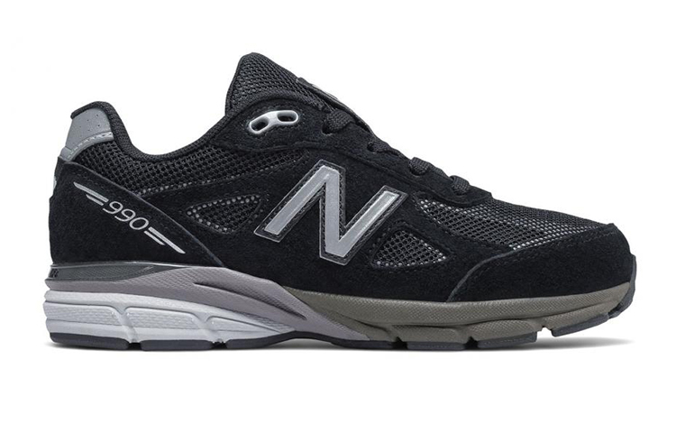 Order (JR) New Balance 990 v4 'Negro Reflectante' KL990L1G