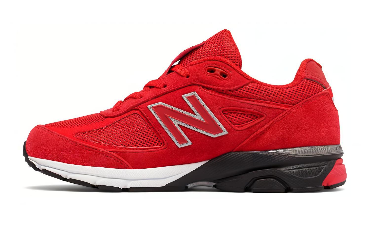 (Youth) New Balance 990 v4 'Bold Red' KJ990RDG
