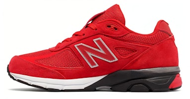 (Youth) New Balance 990 v4 'Bold Red' KJ990RDG (Youth) New Balance 990 v4 'Bold Red' KJ990RDG