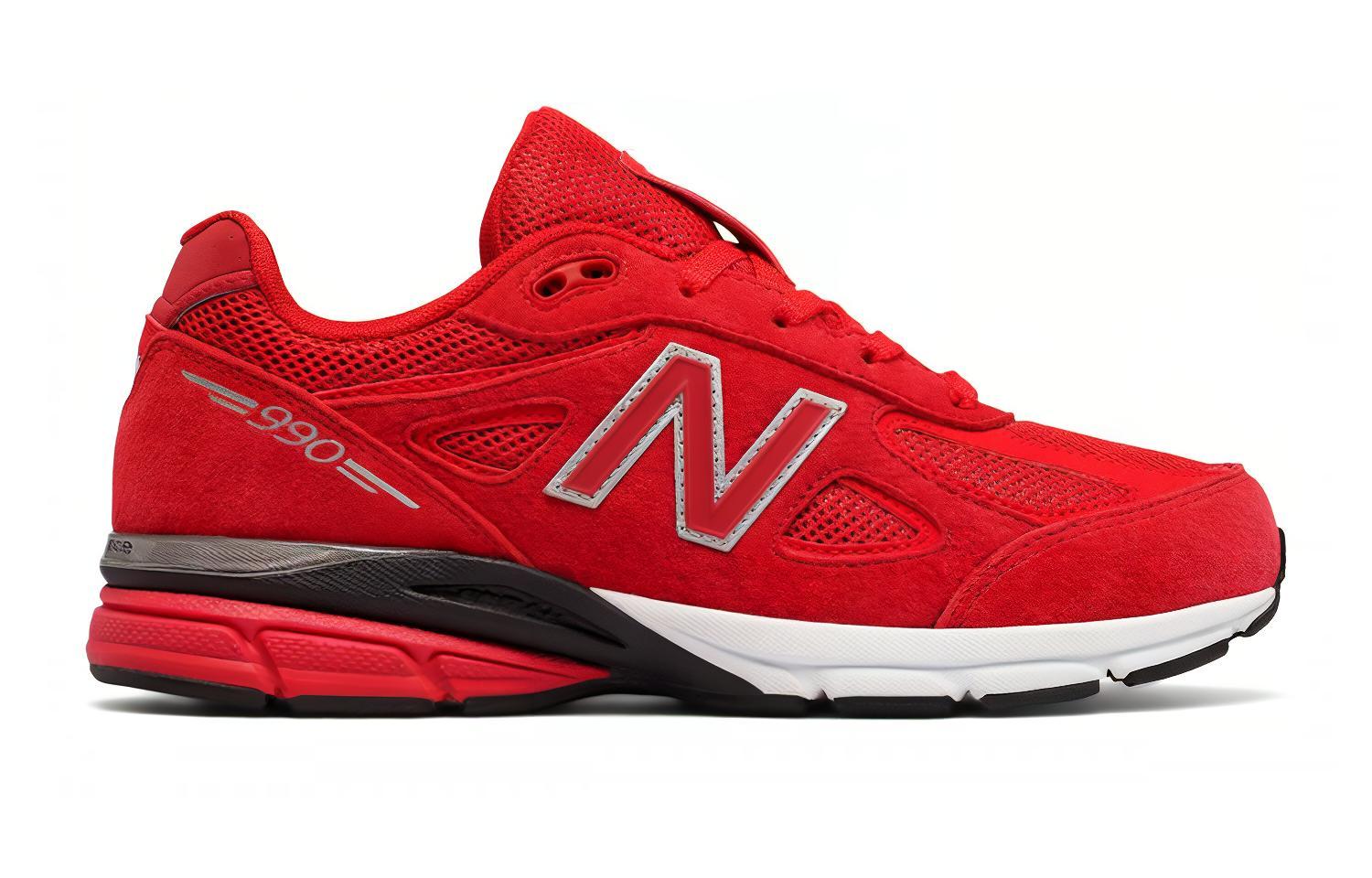 Order (JR) New Balance 990 v4 'Rojo Intenso' KJ990RDG