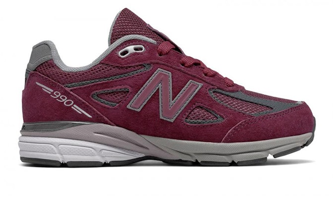 (Youth) New Balance 990v4 'Burgundy' KJ990BYG Order (Youth) New Balance 990v4 'Burgundy' KJ990BYG