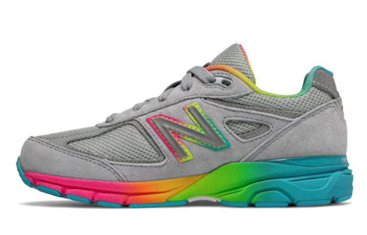 (Youth) New Balance 990v4 'Grey Rainbow' KJ990O4G