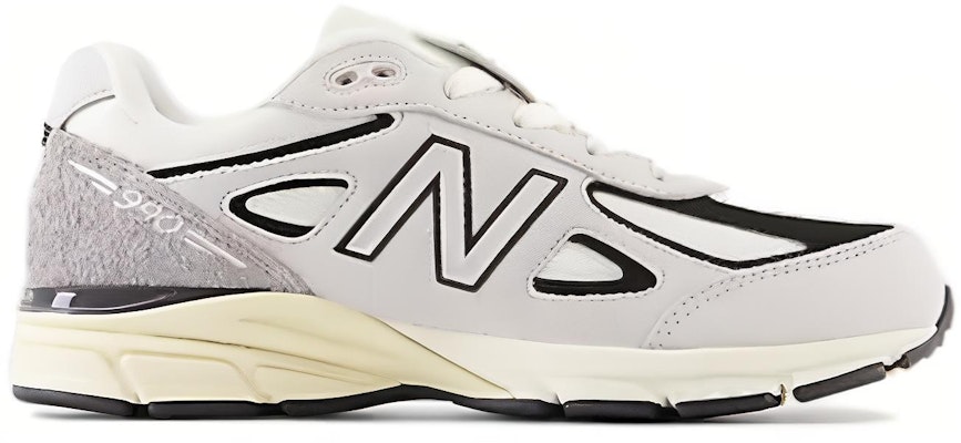 大童 New Balance NB 990 V4 舒適百搭 減震耐磨 兒童休閒鞋 灰白黑 標準 Order 大童 New Balance NB 990 V4 舒適百搭 減震耐磨 兒童休閒鞋 灰白黑 標準