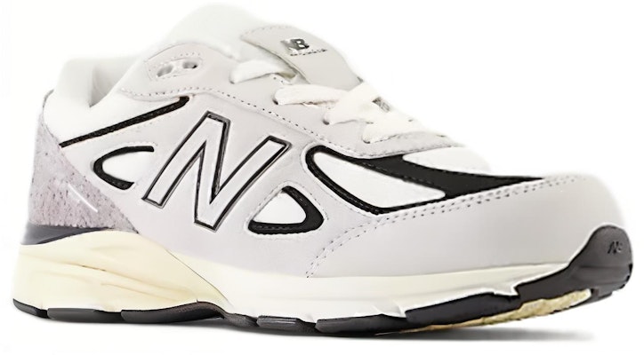 大童 New Balance NB 990 V4 舒適百搭 減震耐磨 兒童休閒鞋 灰白黑 標準 Lookbook 大童 New Balance NB 990 V4 舒適百搭 減震耐磨 兒童休閒鞋 灰白黑 標準