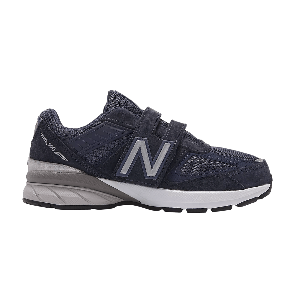 Buy (JR) New Balance 990v5 Velcro Ancho 'Navy' PV990NV5-W