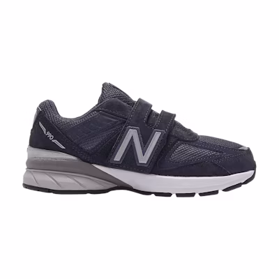 (Youth) NB 990v5 Hook and Loop Wide 'Navy'