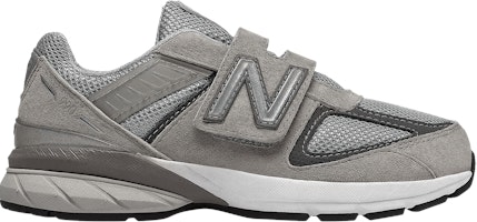 (Youth) New Balance 990v5 Hook and Loop X-Wide 'Grey' PV990GL5-XW (Youth) New Balance 990v5 Hook and Loop X-Wide 'Grey' PV990GL5-XW