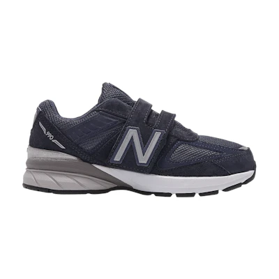 (Youth) NB 990v5 Hook and Loop X-Wide 'Navy'
