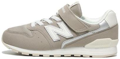 (Youth) New Balance 996 Bungee Lace Top Strap Wide 'Aluminum Grey' YV996XB3 (Youth) New Balance 996 Bungee Lace Top Strap Wide 'Aluminum Grey' YV996XB3