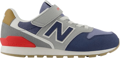 (Youth) New Balance 996 Hook & Loop Little Kid Wide 'Vintage Indigo Blast Red' YV996RN3-W (Youth) New Balance 996 Hook & Loop Little Kid Wide 'Vintage Indigo Blast Red' YV996RN3-W
