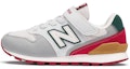 Buy (JR) ニューバランス996 白/グレー/レッド YV996JQ3