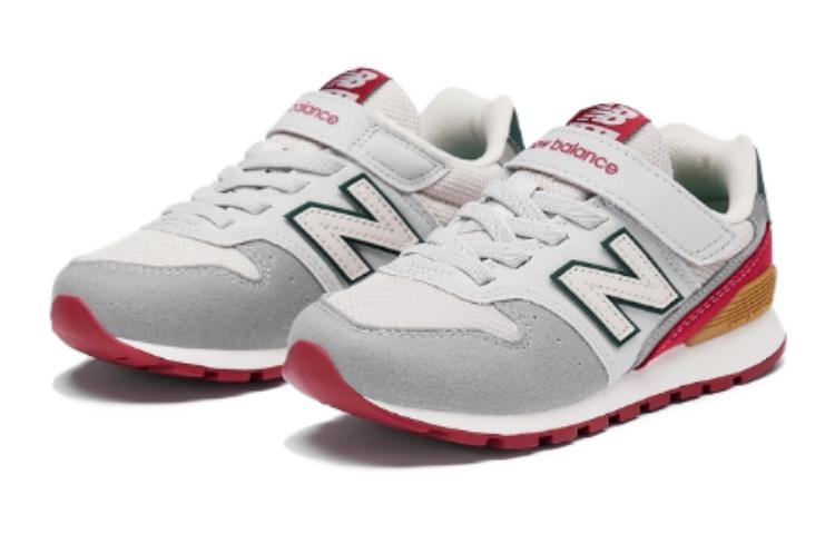 Order (JR) ニューバランス996 白/グレー/レッド YV996JQ3
