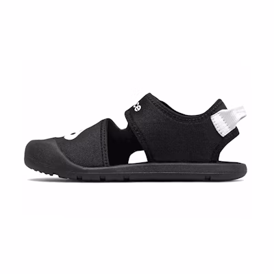 (Youth) NB CRSR Cozy Non-Slip Sports Big Boys Black Sandals 'Black White'