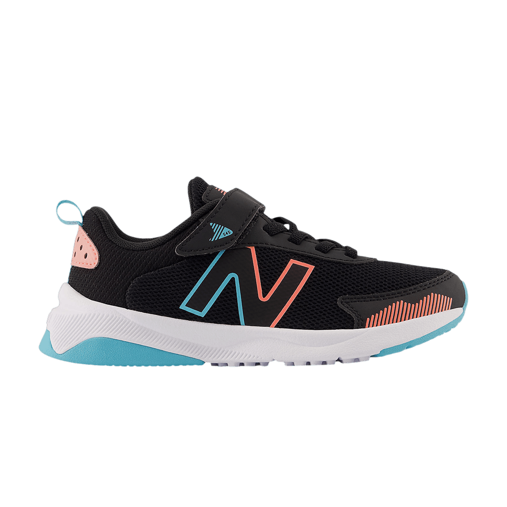 (Youth) New Balance Dynasoft 545 Bungee Lace Wide 'Black Grapefruit' PT545BG1-W