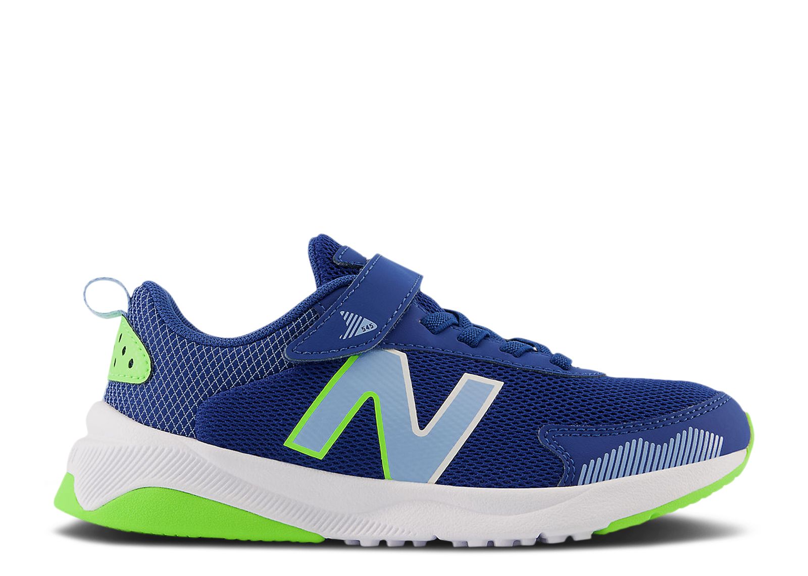 (Youth) New Balance Dynasoft 545 Bungee Lace Wide 'Blue Pixel Green' PT545AB1-W