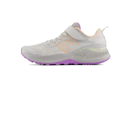 (Youth) NB DynaSoft Nitrel v5 Bungee Lace Little Kid 'Grey Matter Purple Fade'