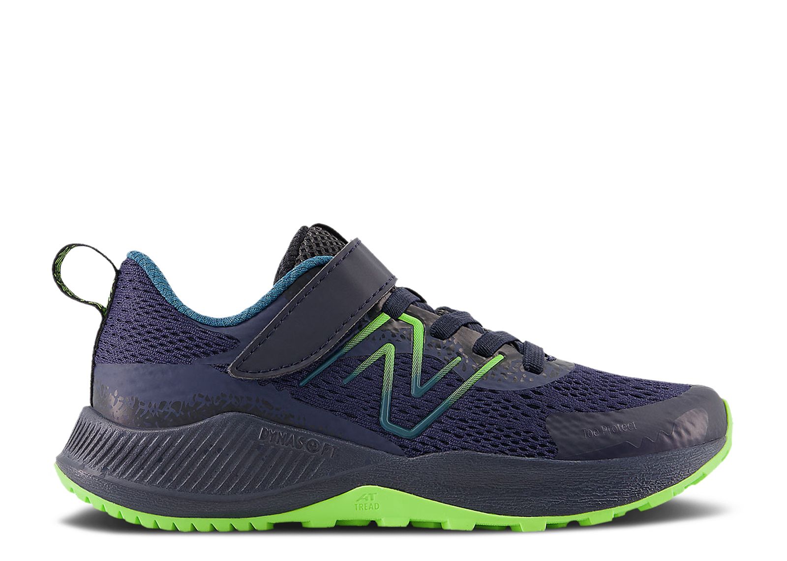 (Youth) New Balance DynaSoft Nitrel v5 Bungee Lace Wide 'Natural Indigo Pixel Green' PANTRLB5-W