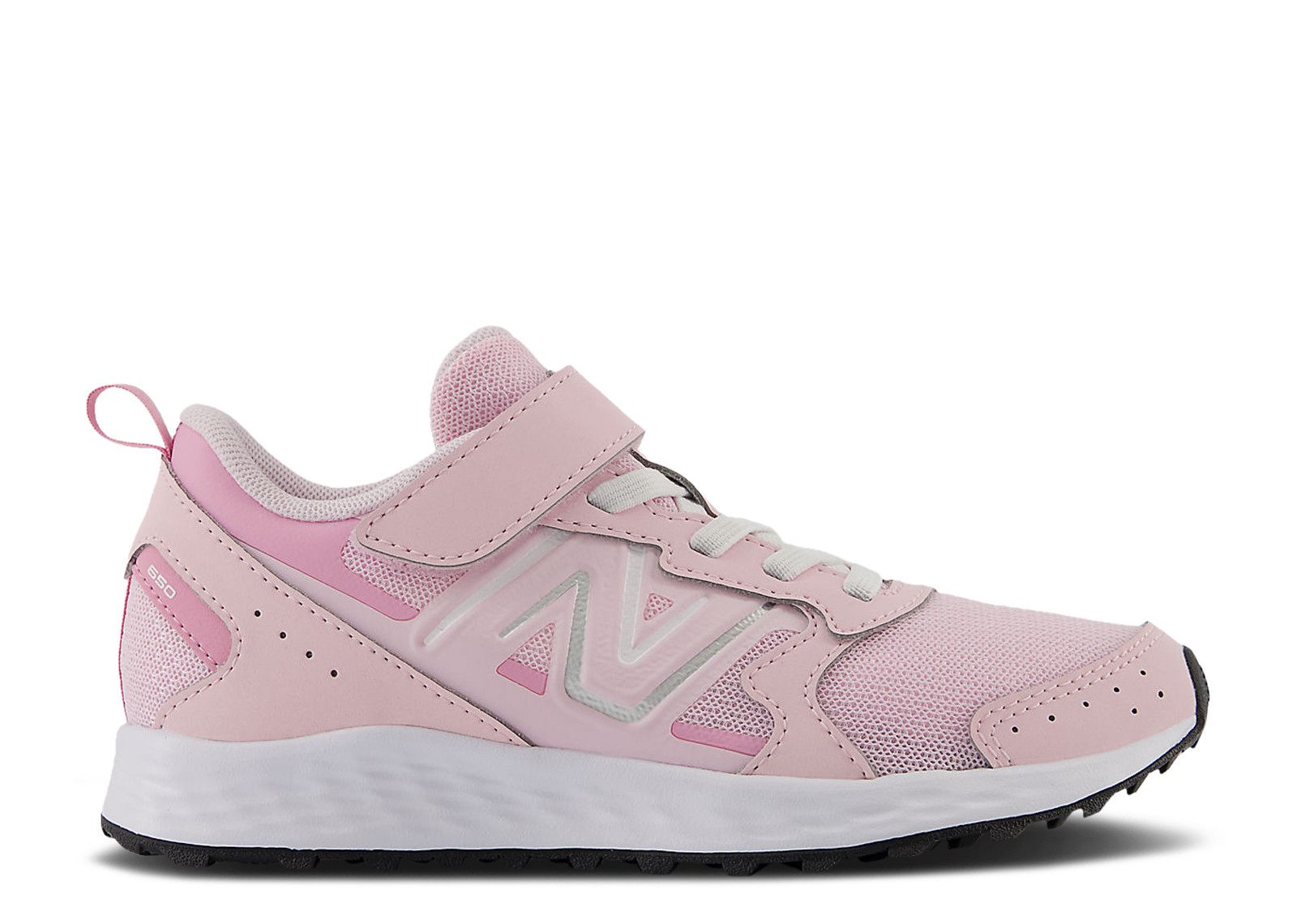 (Youth) New Balance Fresh Foam 650 Bungee Lace Top Strap Big Kid Wide 'Light Raspberry' YU650PS1-W
