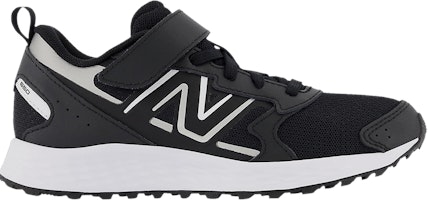 (Youth) New Balance Fresh Foam 650 Bungee Lace Top Strap Big Kid Wide 'Black Metallic Silver' YT650BK1-W (Youth) New Balance Fresh Foam 650 Bungee Lace Top Strap Big Kid Wide 'Black Metallic Silver' YT650BK1-W