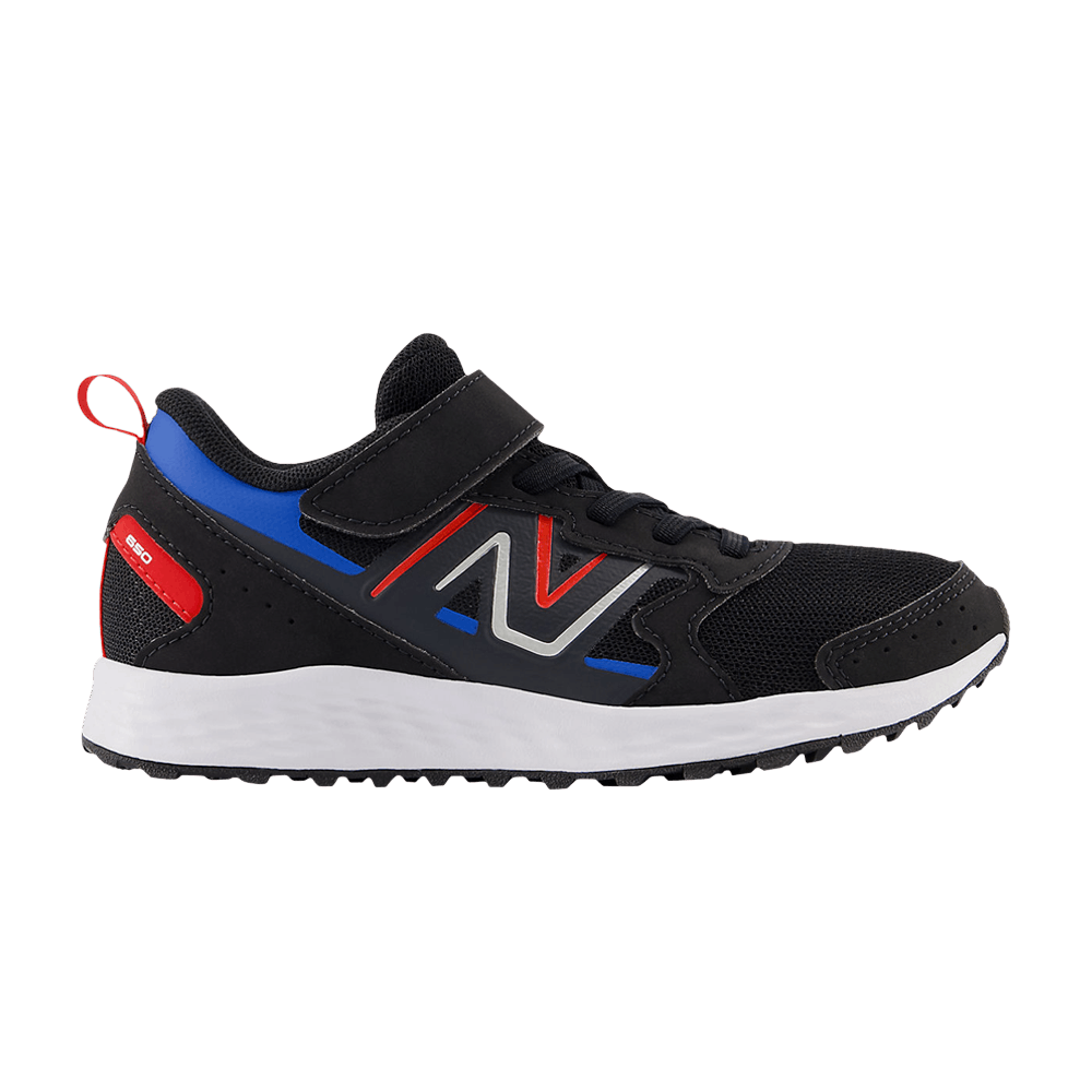 (Youth) New Balance Fresh Foam 650 Bungee Lace Top Strap Big Kid 'Black Team Red' YU650BR1