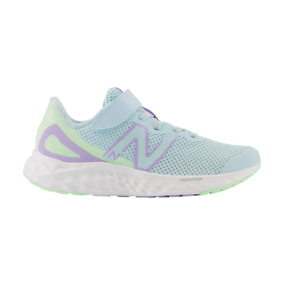 (Youth) NB Fresh Foam Arishi v4 Bungee Lace Top Strap X-Wide 'Blue Lilac Glow'