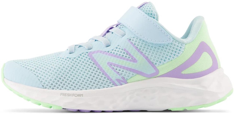 (JR) New Balance Fresh Foam Arishi v4 Bungee Lace Top Strap 'Biru Lilac Glow' PAARIBL4 Buy (JR) New Balance Fresh Foam Arishi v4 Bungee Lace Top Strap 'Biru Lilac Glow' PAARIBL4