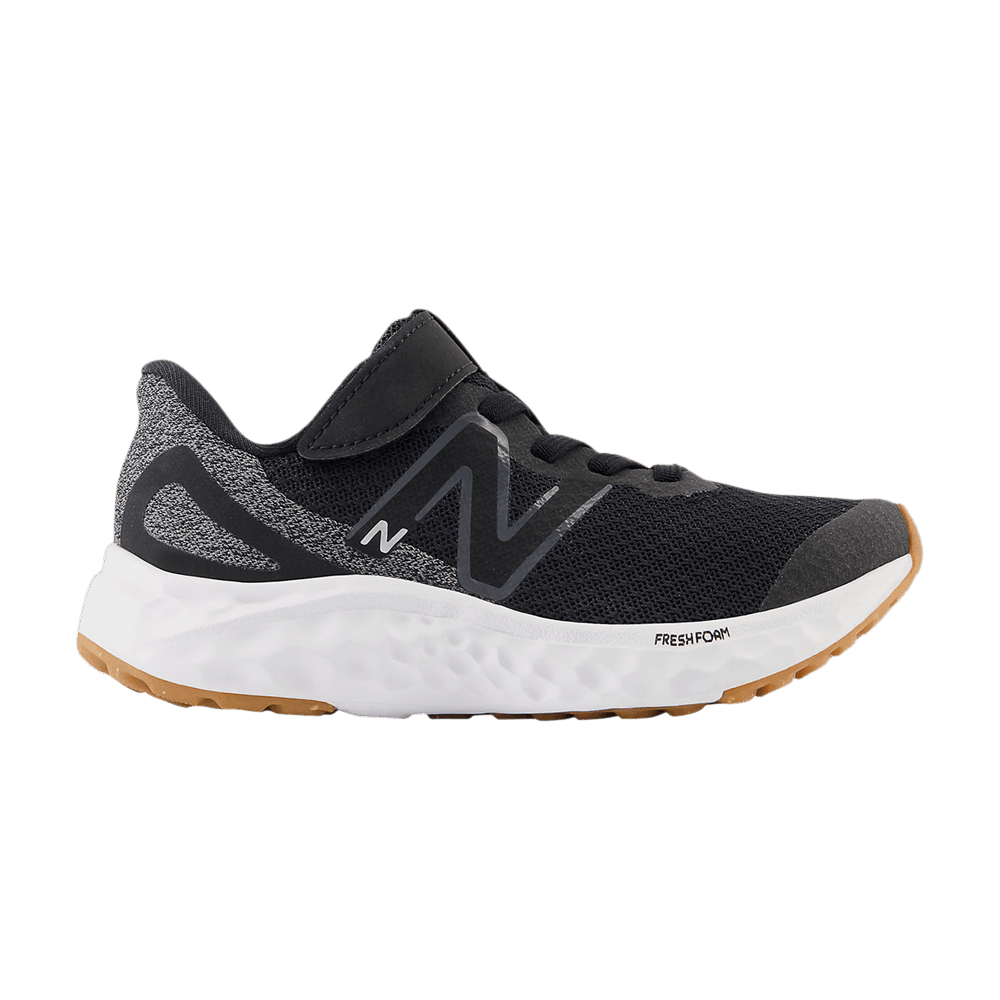 (Youth) NB Fresh Foam Arishi v4 Bungee Lace 'Black White Gum'
