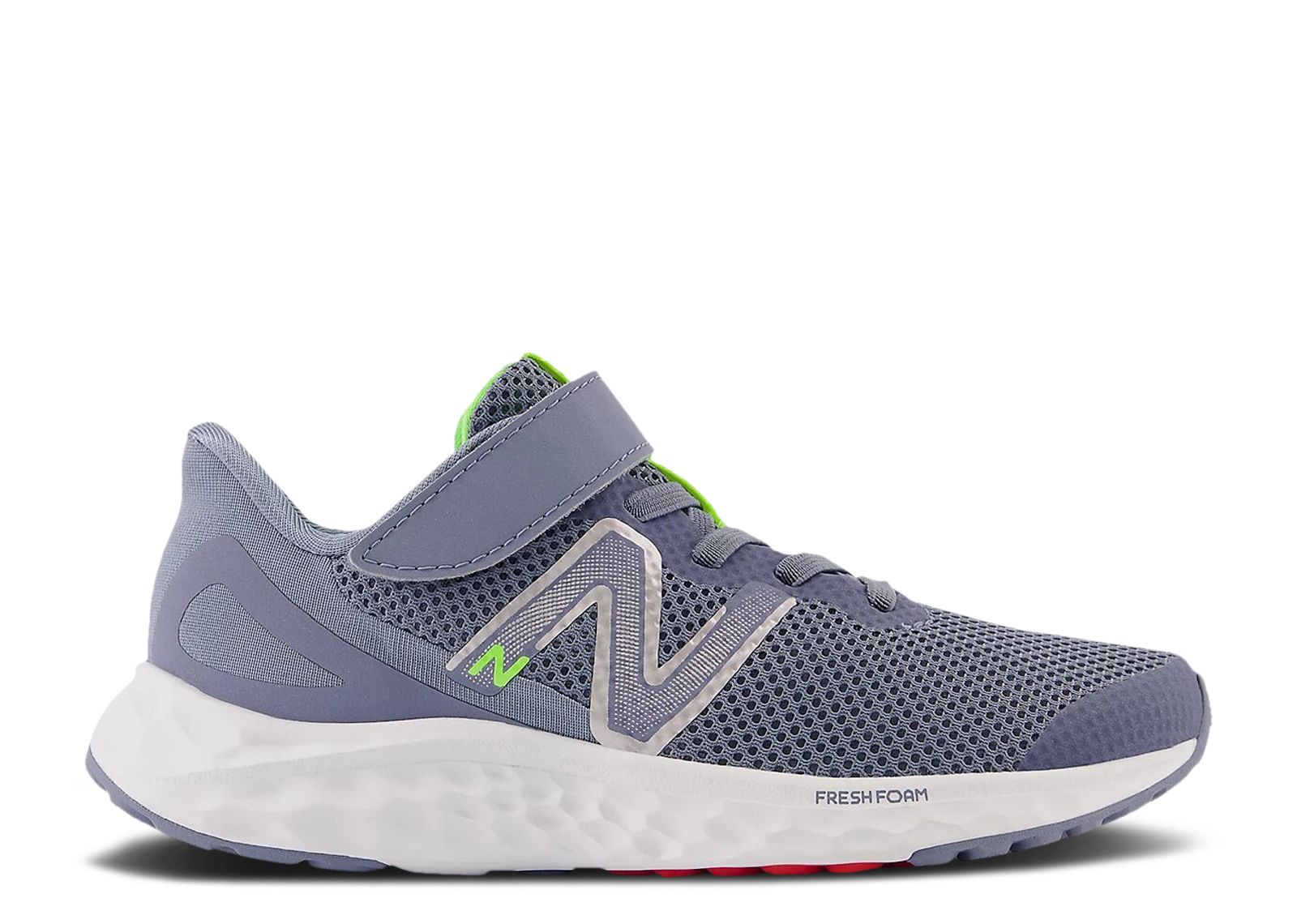 Buy (JR) New Balance Fresh Foam Arishi v4 Wide Kinderen ''Arctic Grey Pixel Green'' PAARIPG4-W
