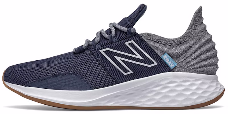(Youth) New Balance Fresh Foam Roav Tee Shirt Grey/Blue GEROVTB Buy (Youth) New Balance Fresh Foam Roav Tee Shirt Grey/Blue GEROVTB