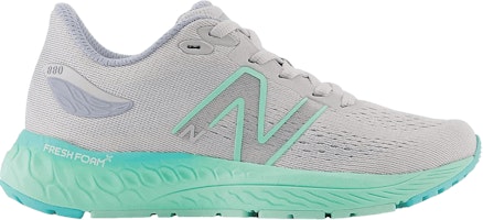(Youth) New Balance Fresh Foam X 880v12 Wide 'Light Aluminum Bright Mint' PP880F12-W (Youth) New Balance Fresh Foam X 880v12 Wide 'Light Aluminum Bright Mint' PP880F12-W