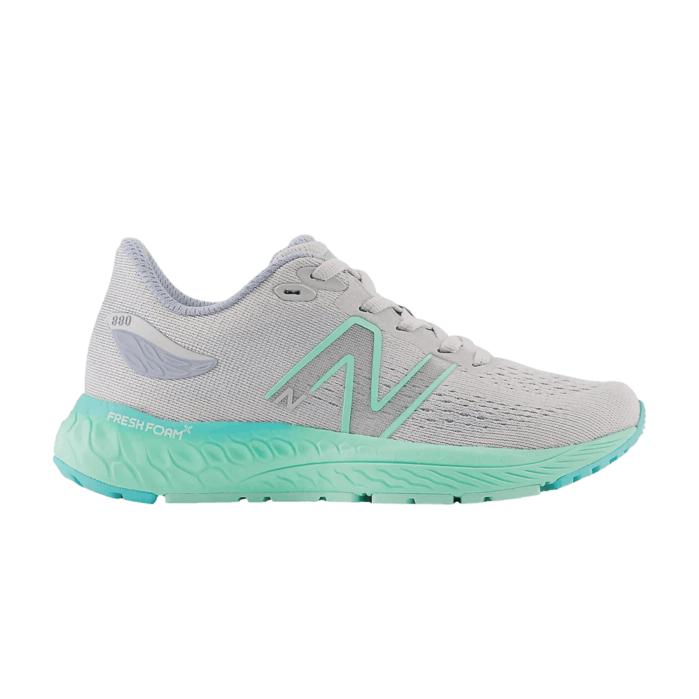 (Youth) New Balance Fresh Foam X 880v12 X-Wide 'Light Aluminum Bright Mint' PP880F12-XW