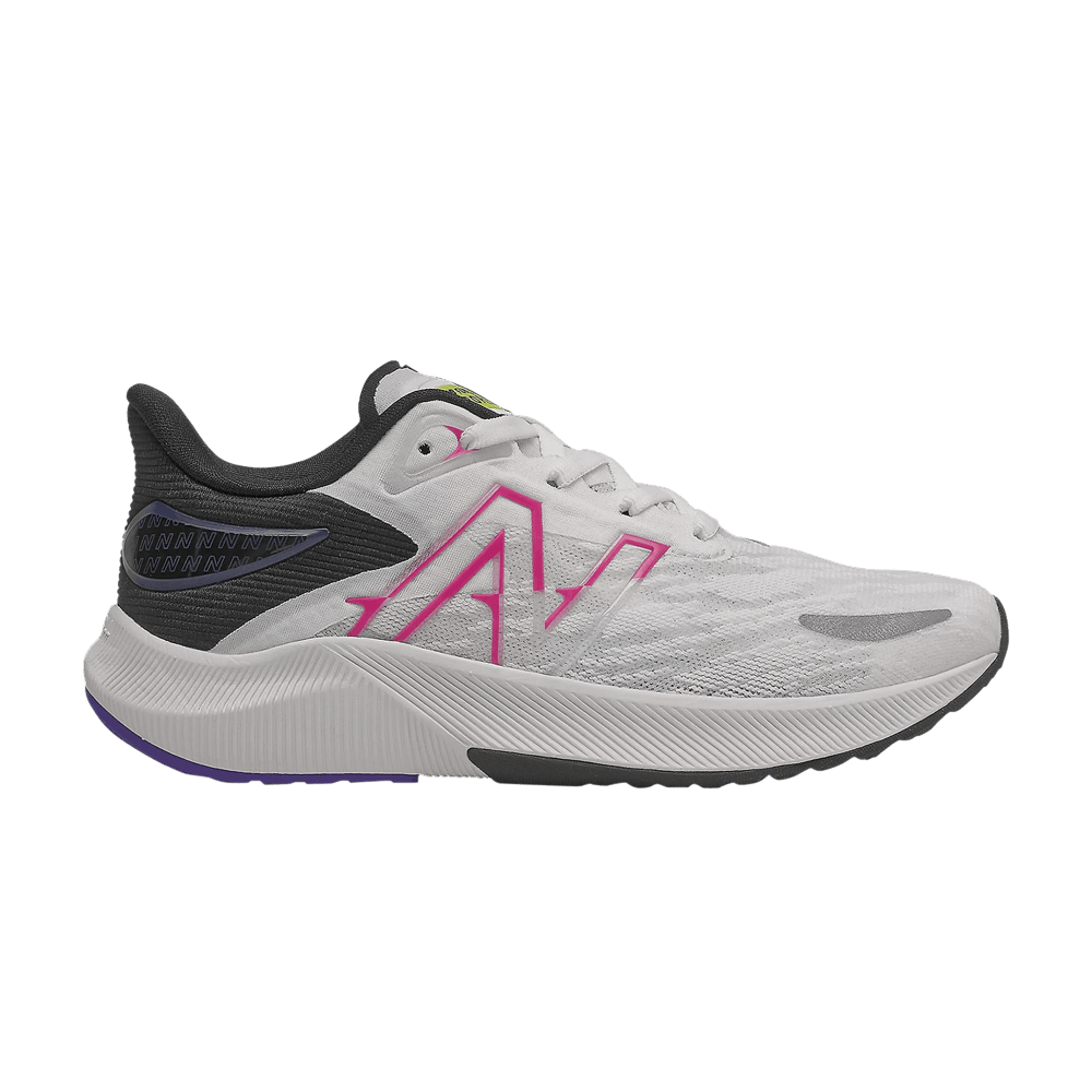 (Youth) New Balance FuelCell Propel v3 Wide 'White Pink Glow' PEFCPRM3-W