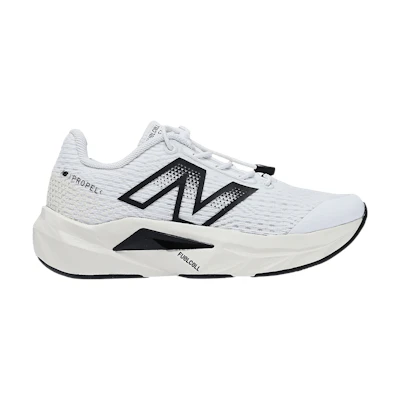 (Youth) NB FuelCell Propel v5 Bungee Lace Little Kid Wide 'White Black'