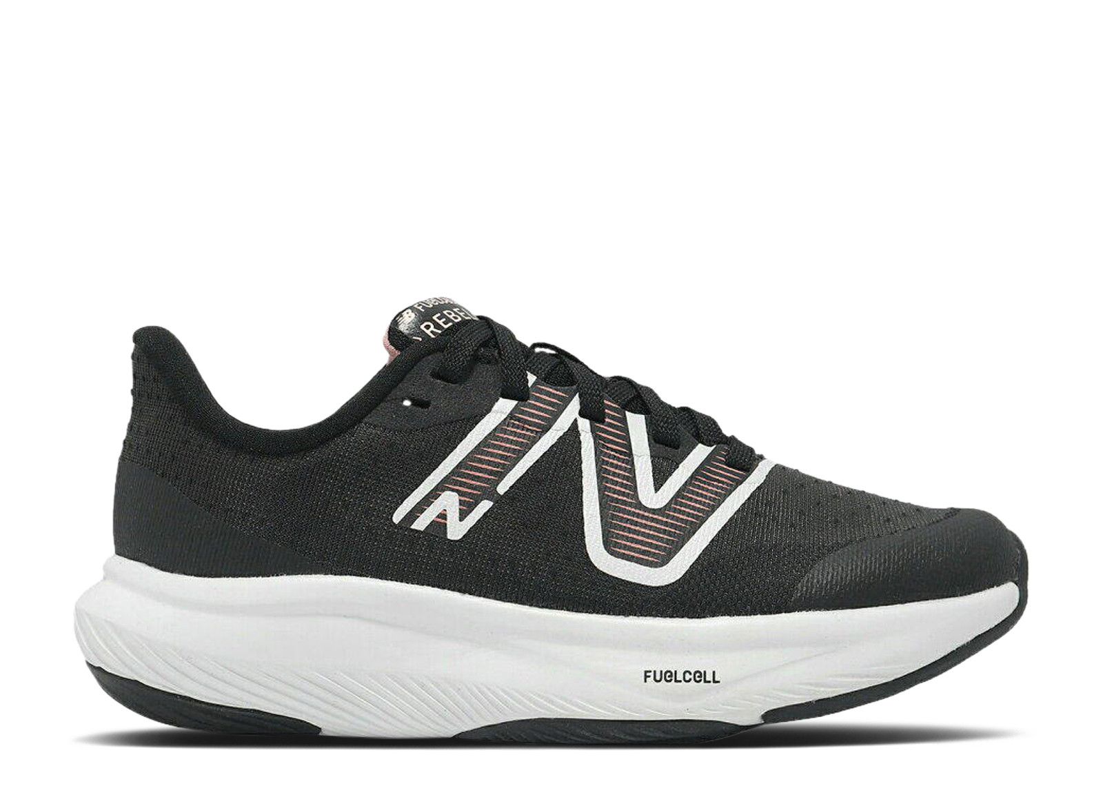 (Youth) New Balance Fuelcell Rebel V3 Little Kid Wide 'Black White' PPFCXTE3-W