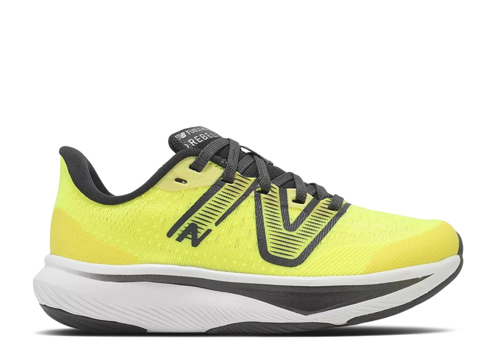 (Youth) New Balance Fuelcell Rebel V3 Little Kid Wide 'Yellow Black' PPFCXPB3-W