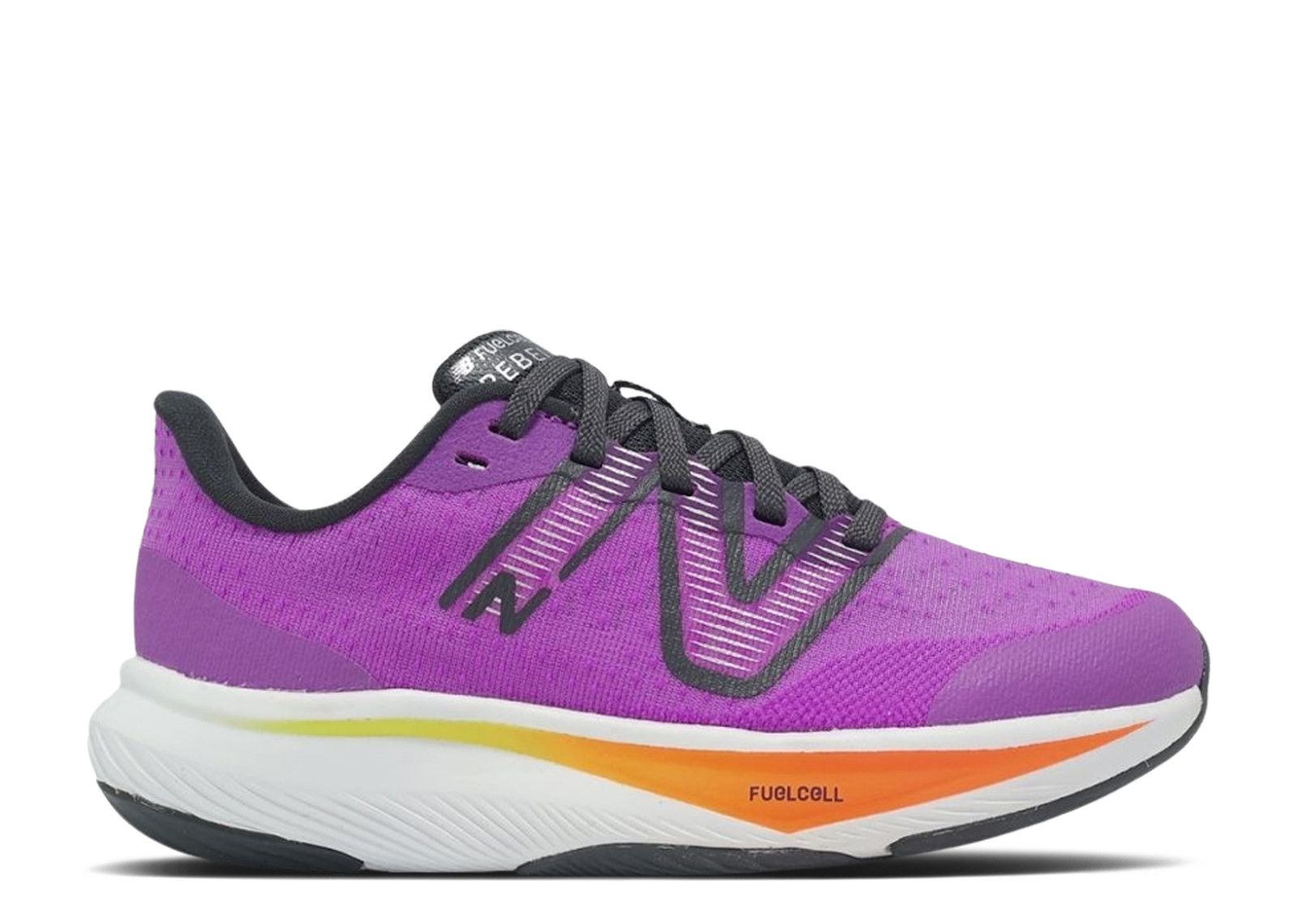 (Youth) New Balance Fuelcell Rebel V3 Little Kid Wide 'Purple Black' PPFCXCW3-W