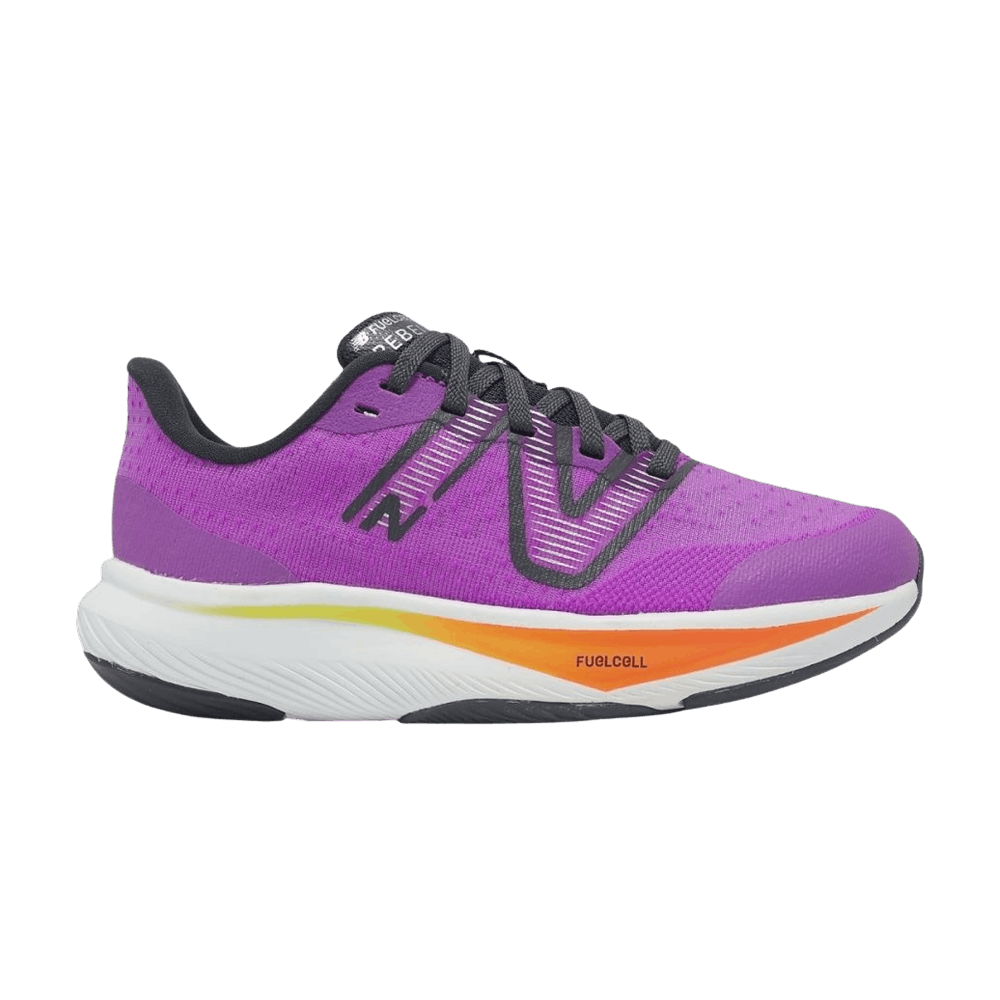 (Youth) New Balance Fuelcell Rebel V3 Little Kid Wide 'Purple Black' PPFCXCW3-W