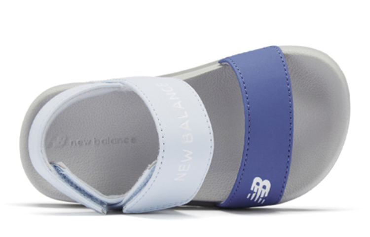 Shop (JR) New Balance Nclay Sandal Kasual Biru 'Navy Putih Abu' YTNCLAYR
