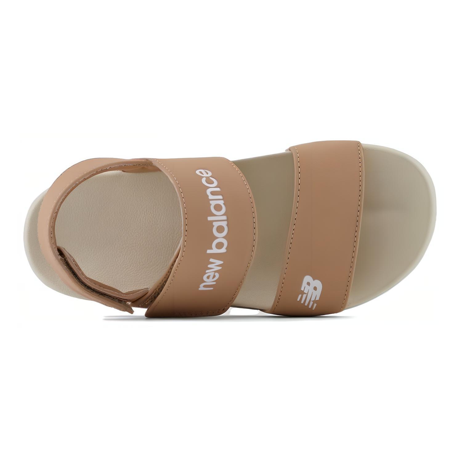 Lookbook 兒童 New Balance NB NCLAY 舒適簡約 防滑減震耐磨兒童涼鞋 棕色