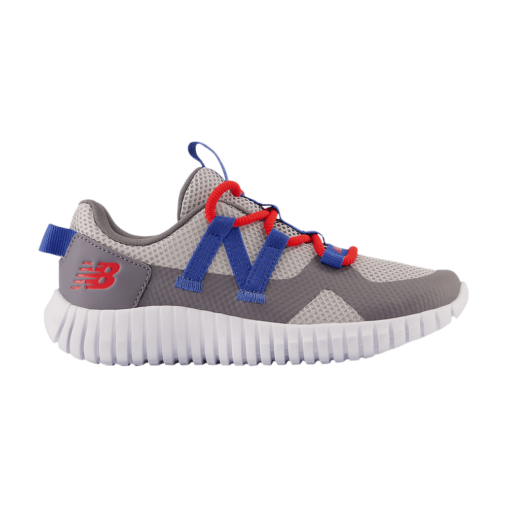 (Youth) New Balance Playgruv v2 Bungee Wide 'Grey True Red' PTPGRVAA-W