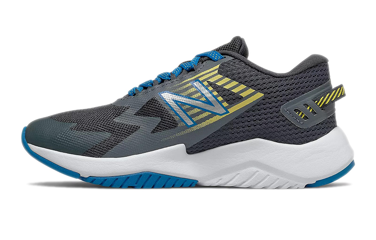 Buy (JR) ニューバランス レイブ ラン グレー/黒/青 YKRAVGY