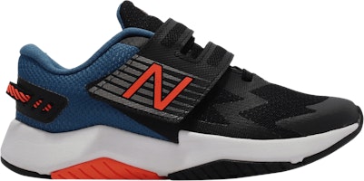 (Youth) New Balance Rave Run Little Kid Wide 'Black Oxygen Blue Dynomite' PTRAVBO1-W (Youth) New Balance Rave Run Little Kid Wide 'Black Oxygen Blue Dynomite' PTRAVBO1-W