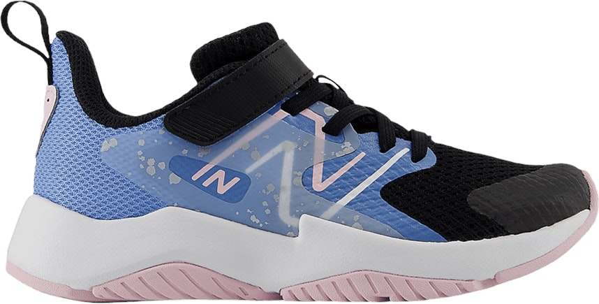 youth-new-balance-rave-run-v2-bungee-lace-big-kid-wide-black-blue-laguna-paint-splatter-ytravbl-2-w