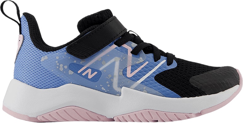 (Youth) New Balance Rave Run v2 Bungee Lace Big Kid Wide 'Black Blue Laguna Paint Splatter' YTRAVBL2-W Buy (Youth) New Balance Rave Run v2 Bungee Lace Big Kid Wide 'Black Blue Laguna Paint Splatter' YTRAVBL2-W