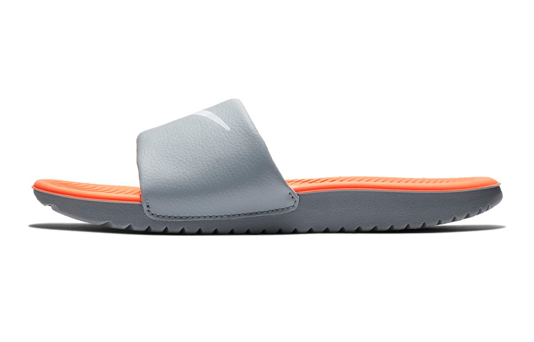 (Youth) Nike ' Kawa Slide Sandals Grey/Orange 819352-801
