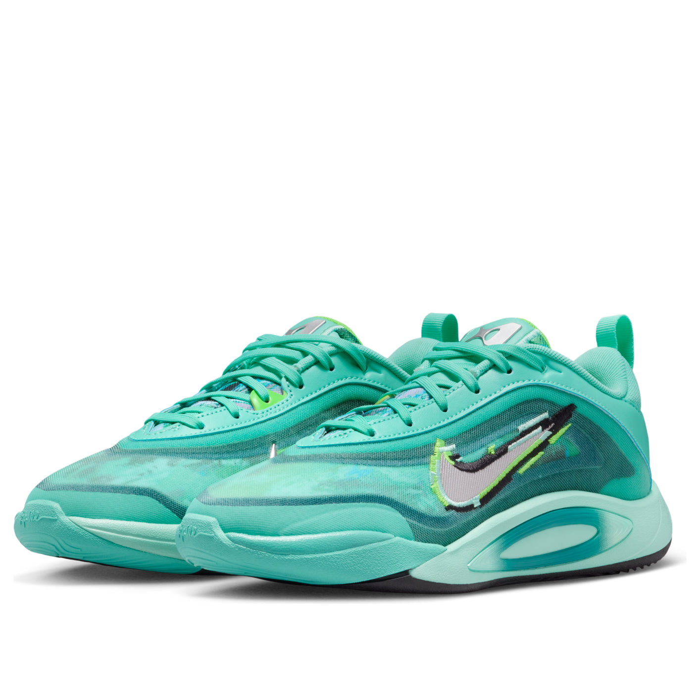 Shop (JR) Nike A''One ''King of the Court'' ''Teal'' Kasut Sukan Lelaki HV2267-300