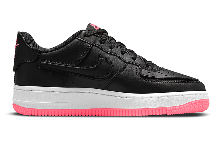 Order (JR) Nike Air Force 1/1 'Hitam Hyper Pink' DB4545-005